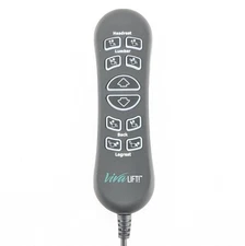 Pride Mobility Lift Recliner Part Remote Hand Control 10 Button 5-pin CTL1707190