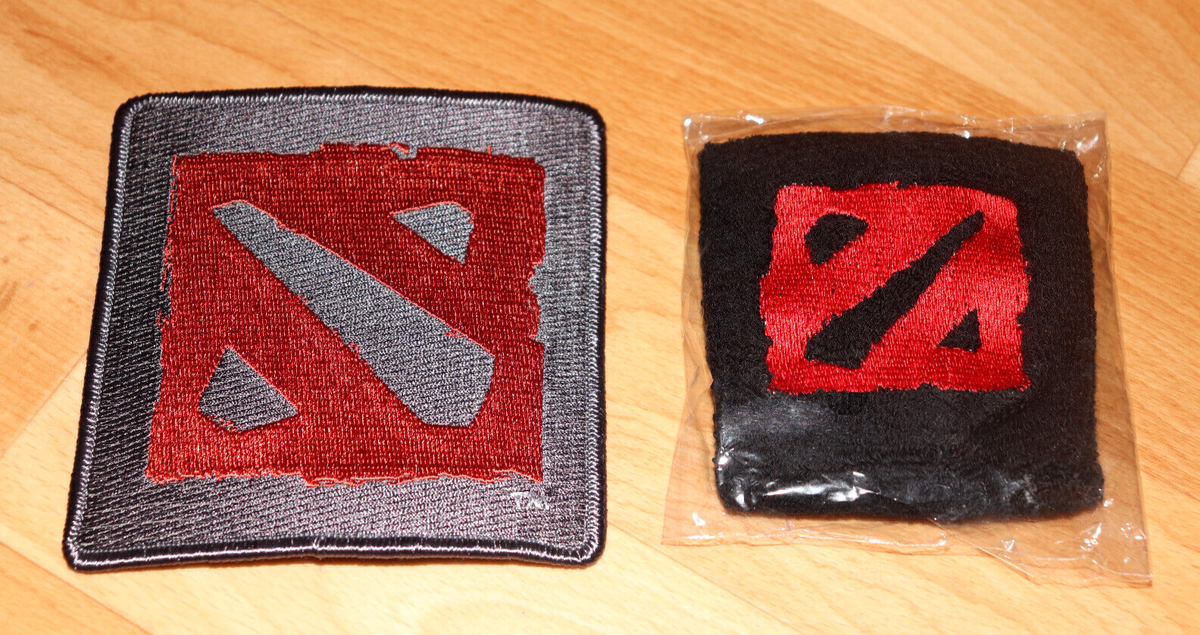 Dota 2 DOTA2 promo Wristband / Sweatband Embroidered Patch Set | eBay