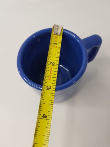 Blue Fish Ceramic Coffee Tea Mug Vintage Textured Southwestern Style - Picture 11 of 11