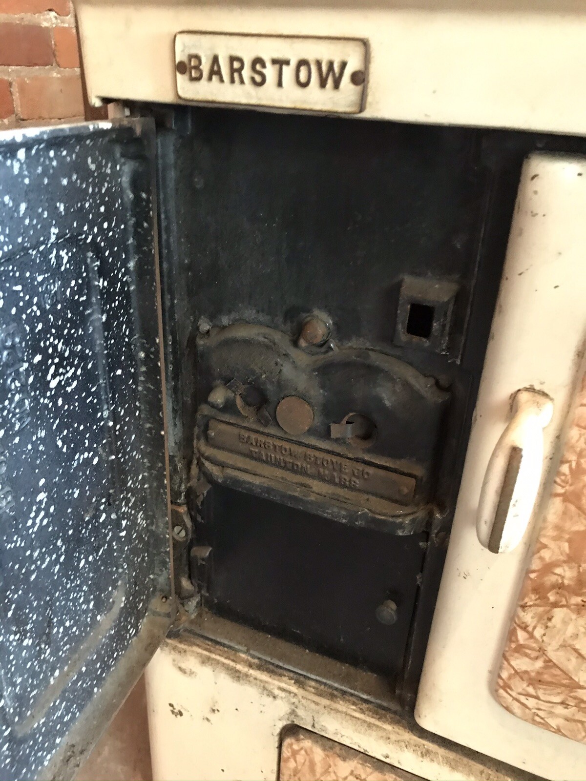 Antique Barstow Cast Iron Stove eBay