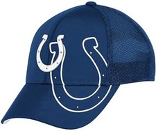 NFL Indianapolis Colts Reebok Adult Structured Flex Fit Cap Hat Beanie NEW 
