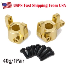 1Pair Brass Weights Front C-Hub Carrier For Axial SCX10II 90046 1/10 RC Car US