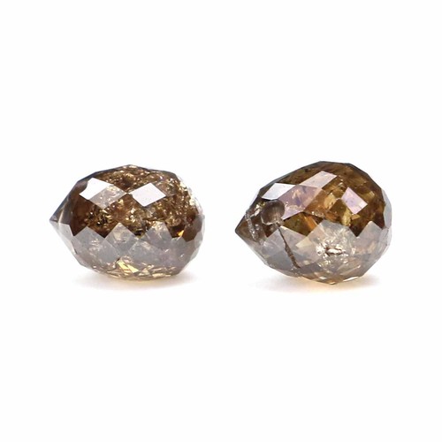 Diamante Natural Suelto Forma Briolette Color Marrón 1.13 CT 3.50 MM KDL145 - Imagen 6 de 8