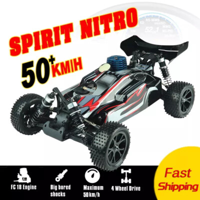 For Nitro Powered RC Car R0070 SPIRIT N1 Nitro Buggy 1/10 Scale 4WD Single Speed