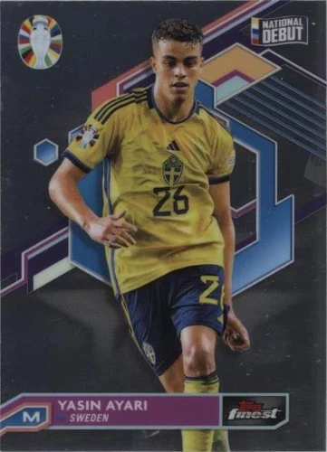 2023 Topps Finest Road to UEFA Euro 2024 Yasin Ayari #83