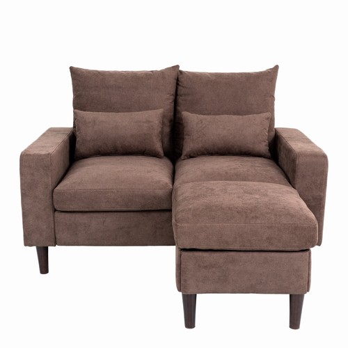 Fabric Sectional Sofa Set L-Shaped Couch Living Room Convertible Indoor Modular - Picture 51 of 153