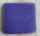 Creative Memories 7x7 Scrapbook Album Purple Foil Square Swirls Sealed