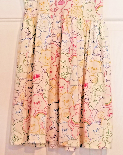 Care Bears Lot Of 2 Girls Sleeveless Tank Dresses Pink & Multicolor Size L 10/12 - Picture 8 of 13
