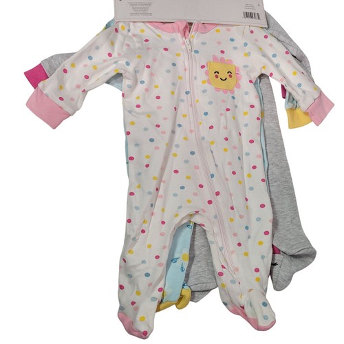 Koala Baby 3er Pack Overall Mehrfarbig Größe 3 Monate 100% Baumwolle Neu - Bild 6 von 10
