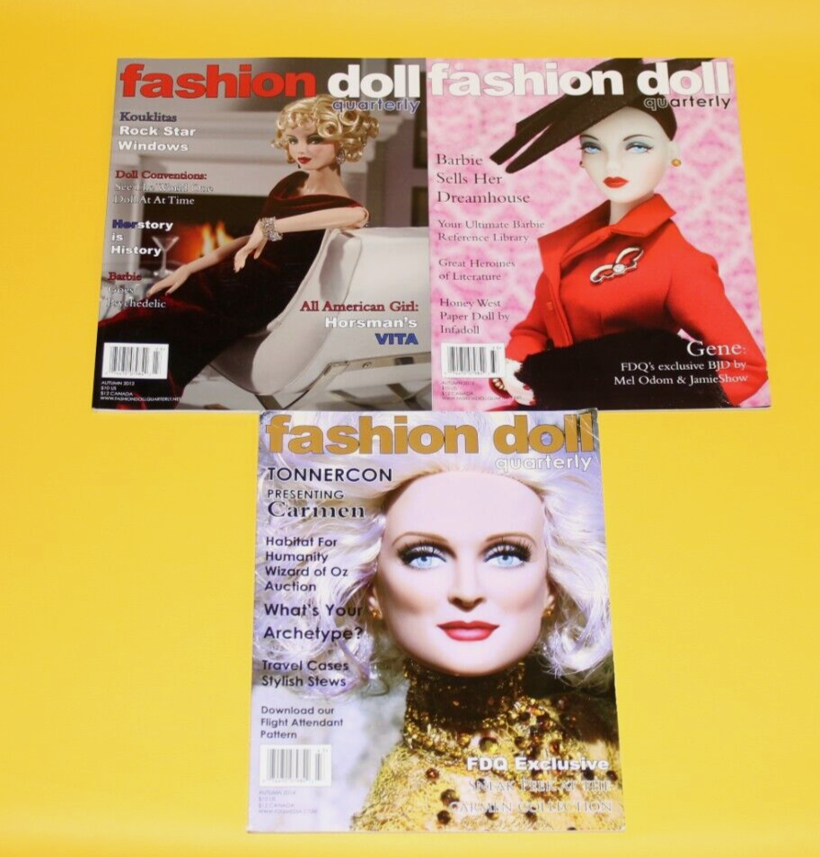 Fashion Doll Quarterly Magazine Autumn 2012 2013 2014 Lot of 3 eBay
