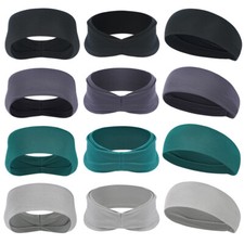 Men Women Hair Band Sweatband Headband Yoga Gym Running Cycling Outdoor Sports