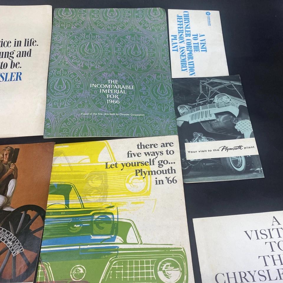 Chrysler Full Line 1966 folleto 300 Newport New Yorker Town & Country original Foto 3 de 4