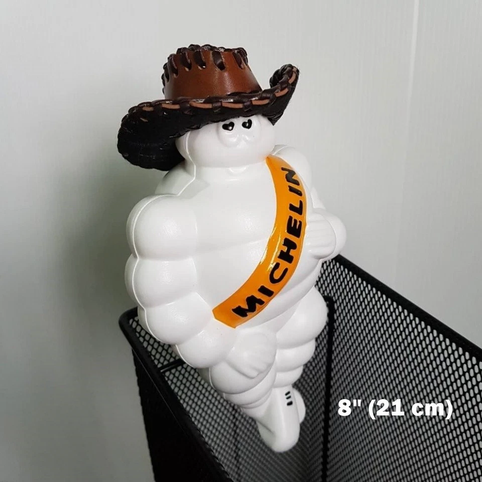 2x8" Bibendum Michelin Man Collectible Doll +LED+Hat Ads Tire Decor Welcome Sign - Image 4 of 4