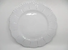 ARTE ITALICA BELLA BIANCA BEADED SALAD PLATE  - 9"   0709F