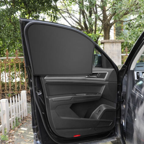 Magnetic Car Side Window Sun Shade Cover Visor Mesh Shield UV Block Protector 4x - Picture 3 of 12