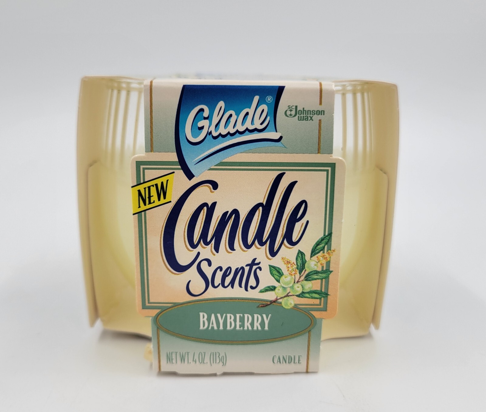 Vintage 1997 Glade Bayberry Candle 4 oz Made in Canada Brand New Rare