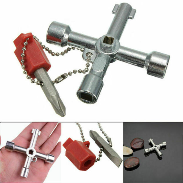 5 In 1 Cross Square Triangle Train Electrical Cabinet Elevator Key Wrench Tool 5 In 1 Cross Square Triangle Train Electrical Cabinet Elevator Key Wrench Tool