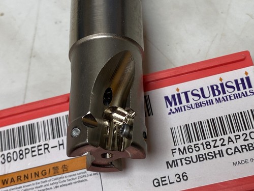 MITSUBISHI AOMT 123608PEER-H 10pcs + CUTTER APX3000R203SA20SA 1PCS - Picture 6 of 9