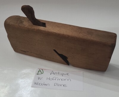 Vintage Antique W. Hoffmann Wooden Bench Plane No Blade Not Complete Read   (A)