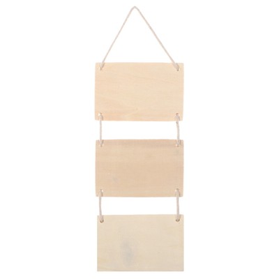 Shabby Chic Novelty Unfinished Wooden Plaques Family Kitchen Home