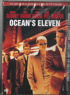 Oceans Eleven (DVD, 2002,Widescreen) Brad Pitt Andy Garcia new sealed