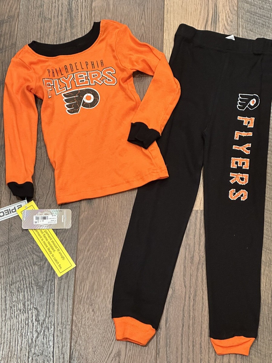 Philadelphia Flyers NHL Toddler Boys 2-Pc Pajama Set NWT