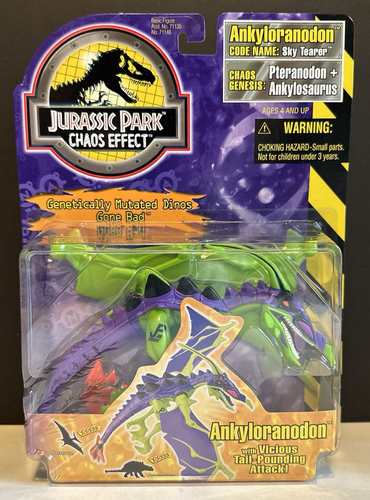 Jurassic Park Chaos Effect ANKYLORANODON JP48 Vintage Kenner 1998 NOC!!!