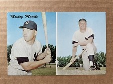 1959 MICKEY MANTLE Holiday Inn Postcard New York Yankees