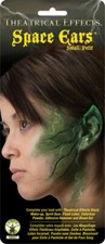 Theatrical Effects Green Space Ears Small theatrical prosthetic Makeup Halloween