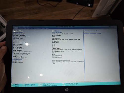 J544 HP 15-AF153SA AMD A6-6310 Amd Readon R4 CPU 15.6" Motherboard - Afbeelding 11 van 16