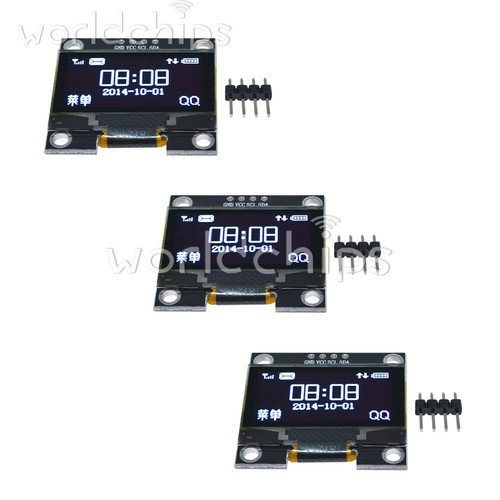 1-10PCS 1.3in 4Pin White OLED LCD Display Module IIC I2C 128x64 For Arduino U-S - Picture 16 of 18