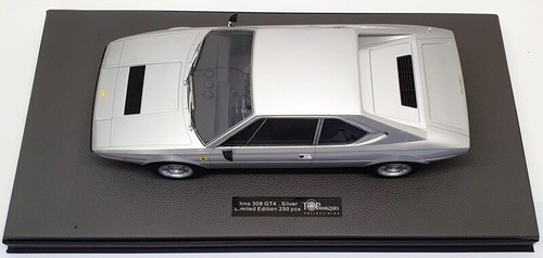 Top Marques 1/12 Scale Resin TM12-27C - 1973 Ferrari Dino 308 GT4 Coupe Silver - Picture 6 of 7