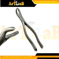 Dental Tooth Extraction Forceps Upper Molar Pliers No. 17  - German Stainless