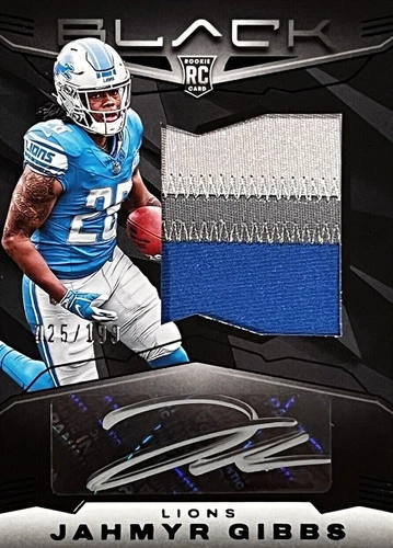 2023 Panini Black Jahmyr Gibbs #214