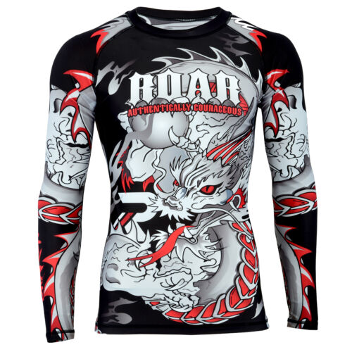 KOYES Compression Rash Guard – Long Sleeve BJJ No-Gi MMA Grappling Shirt for Men - Picture 18 of 70
