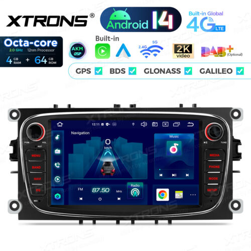 4G Android 14 8-Core 64G Car Radio GPS Stereo For Ford Focus Mondeo S-Max Galaxy - Picture 5 of 19