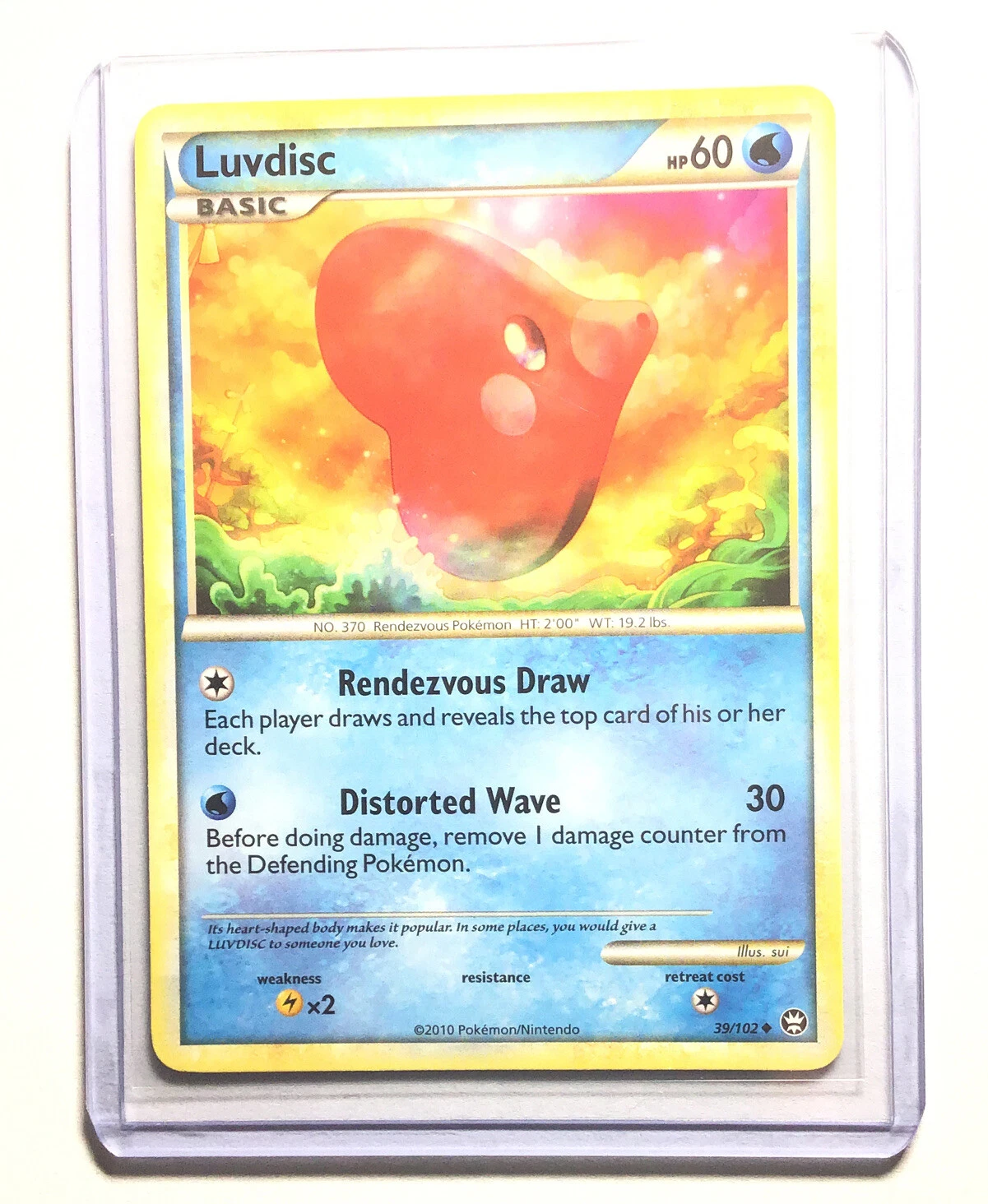 LUVDISC - 39/102 - Triumphant - Uncommon - Pokemon Card - NM