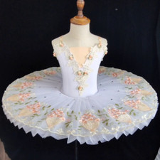 New Ballet Tutu Skirt Children White Dance Performance Costumes Dance Clothing