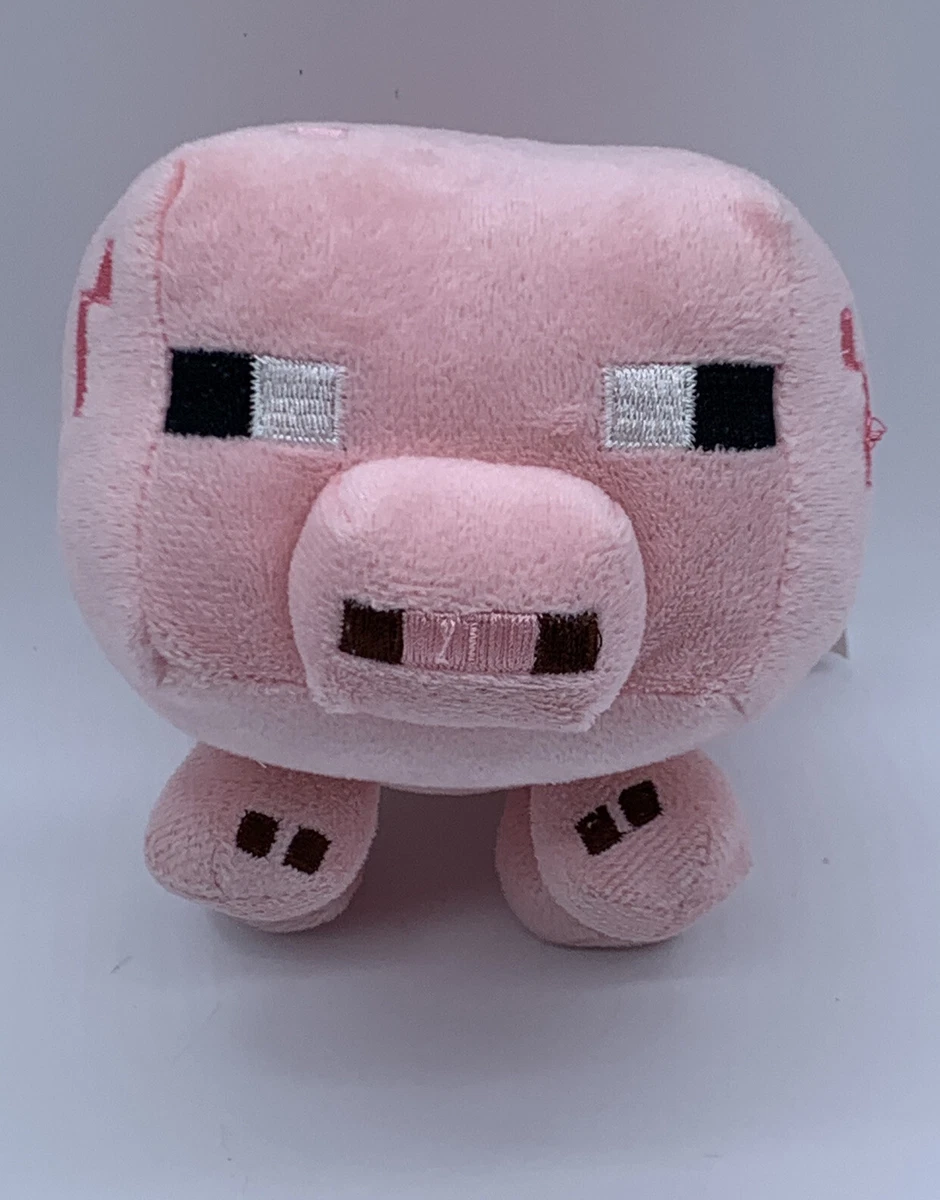 Mojang Minecraft Pig Plush Kids Toy Stuffed Animal 6 1a eBay