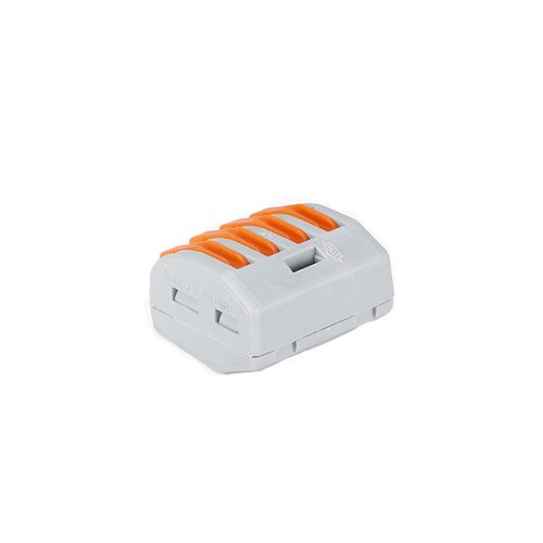 Conector de cable eléctrico terminal bloque de cable abrazadera de cable reutilizable hígado de resorte - Imagen 26 de 30