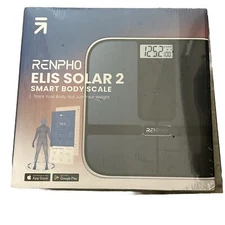 RENPHO Elis Solar 2 Bluetooth Scale Smart Digital Bathroom Weight BMI Body Fat