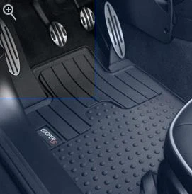 Mini Cooper S Countryman Rubber Floor Mats 2012 2015 Set 4 OEM eBay