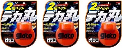 Soft99 Glaco Roll On Large 120ml x3 Set with Microfiber Cloths Japan JDM Glass