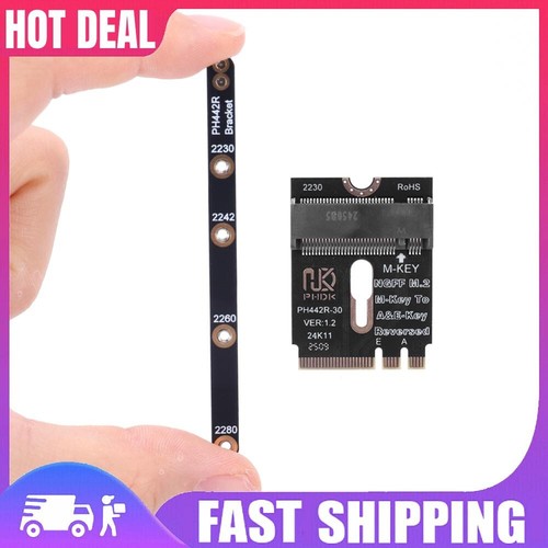 M.2 A+E To NVME SSD Adapter PCI-E 4.0 Adapter with Bracket M2 WIFI Interface