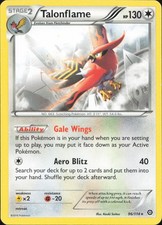 Talonflame 96/114 Rare Steam Siege Pokemon Lightly Played
