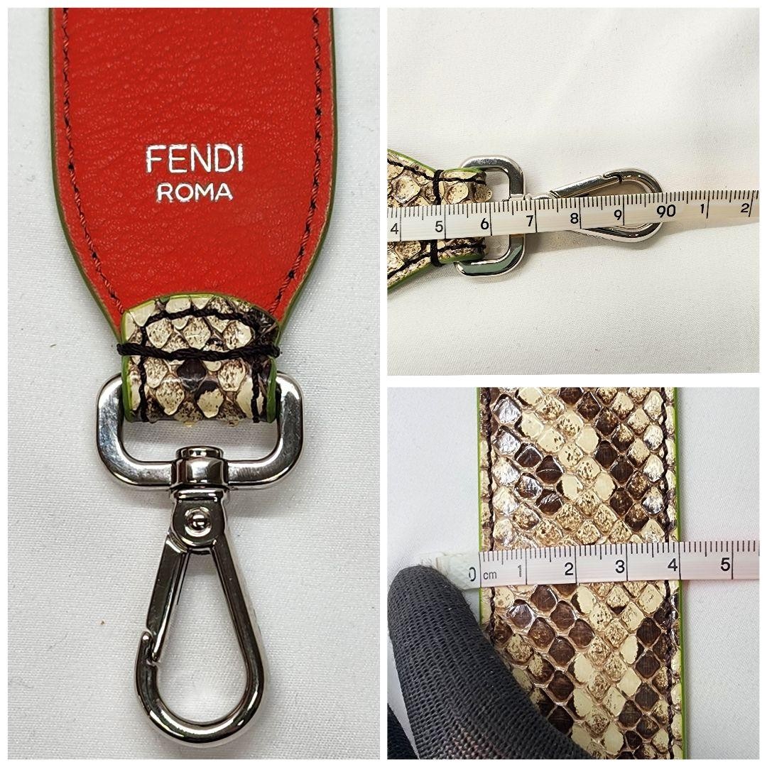 Fendi Shoulder Strap Snake Pattern Python - image 4