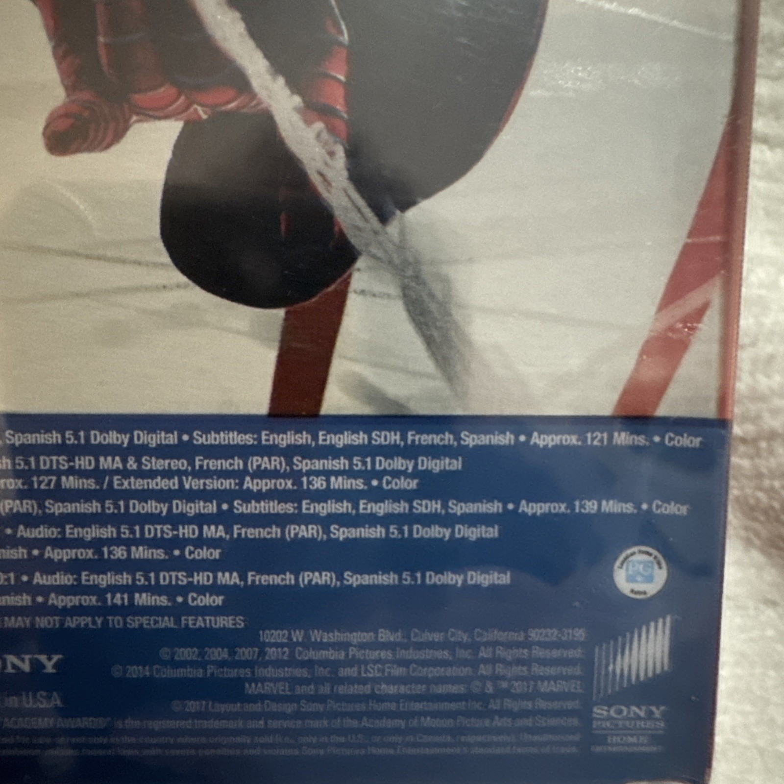 Spider-Man Legacy Collection Steelbook Blu-ray + Digital New Sealed