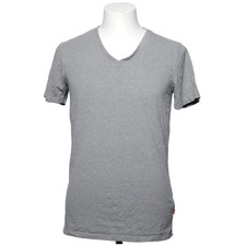 Levi Strauss & Co, T-shirt, Größe: M, Grau, Baumwolle/Elasthan, Einfarbig #4Yg