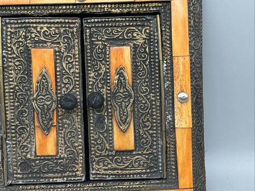 Moroccan Wall Picture Frame W/Doors Handmade Mediterranean Decor - Picture 3 of 17