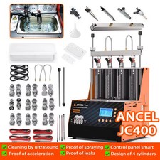ANCEL JC400 Car Fuel Injector Cleaner Tester for PFI GDI Piezo Injector 0-20Bar